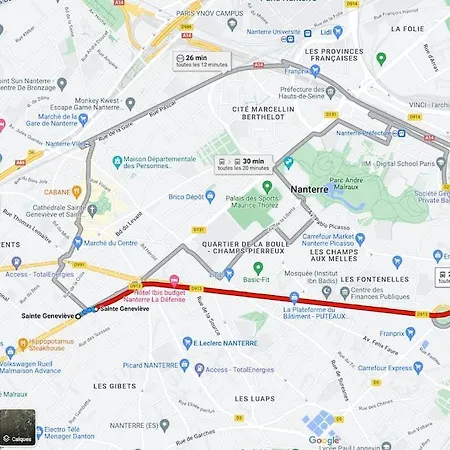 Chaleureux A 10 Minutes De La Defense 公寓